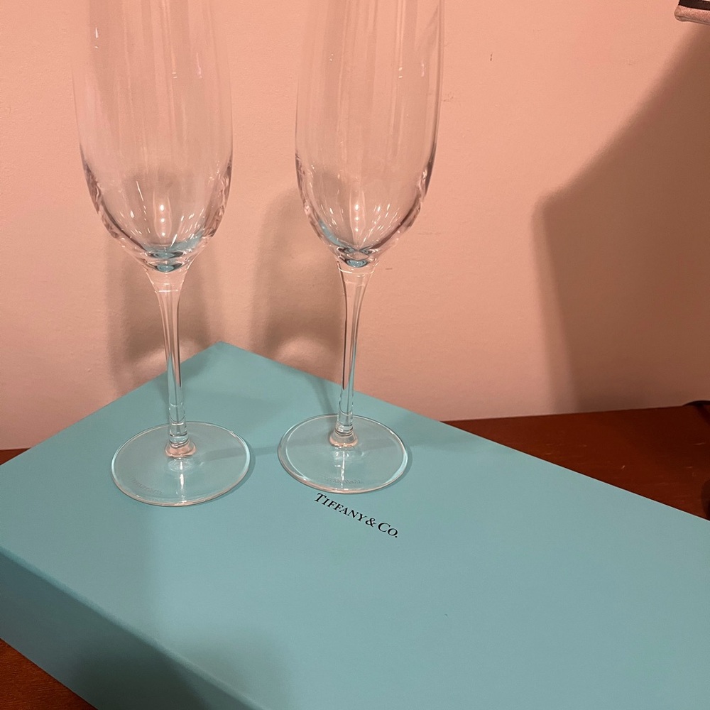 Tiffany & Co Champagne flutes